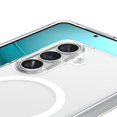 Захисний чохол Spigen Ultra Hybrid (MagFit) для Samsung Galaxy S26 (S942) ACS10734 - Clear / White