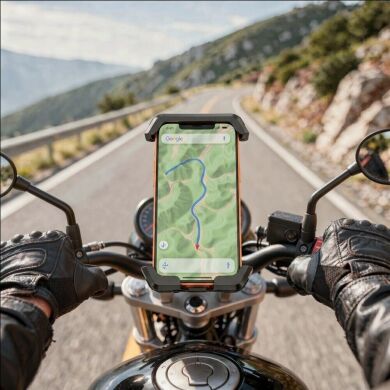 Велосипедний тримач Tech-Protect V6 Universal Mount - Black