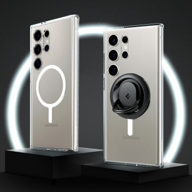 Захисний чохол Spigen (SGP) Ultra Hybrid OneTap Ring для Samsung Galaxy S24 Ultra (S928) ACS07297 - White