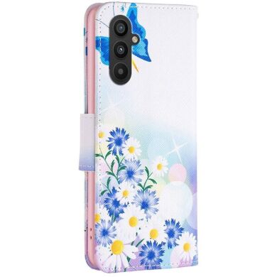 Чехол-книжка Deexe Color Wallet для Samsung Galaxy A25 (A256) - Butterfly and Flowers