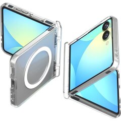 Защитный чехол Spigen (SGP) Ultra Hybrid Pro (MagFit) для Samsung Galaxy Flip 7 (ACS09559) - Clear / White