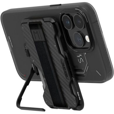 Кардхолдер AULUMU G03 Carbon Fiber Cover Magnetic - Black