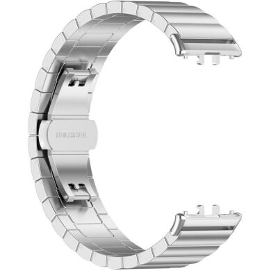 Ремінець Deexe Steel Strap для Samsung Galaxy Fit 3 - Silver