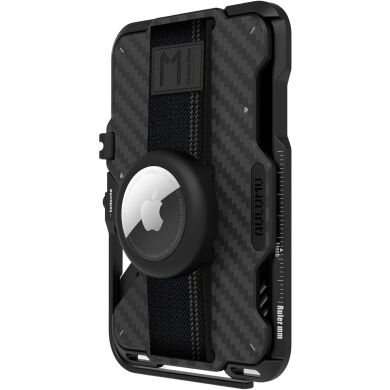 Кардхолдер AULUMU G03 Carbon Fiber Cover Magnetic - Black