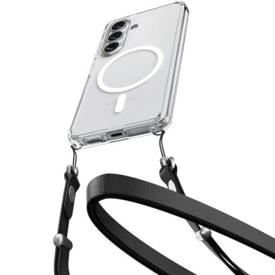 Захисний чохол Spigen Ultra Hybrid (MagFit) для Samsung Galaxy S26 (S942) ACS10734 - Clear / White