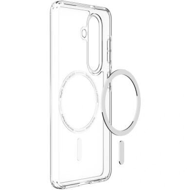 Захисний чохол Spigen Ultra Hybrid (MagFit) для Samsung Galaxy S26 (S942) ACS10734 - Clear / White
