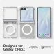 Защитный чехол Spigen (SGP) Ultra Hybrid Pro (MagFit) для Samsung Galaxy Flip 7 (ACS09559) - Clear / White. Фото 19 из 24