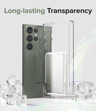 Захисний чохол Ringke Fusion Card для Samsung Galaxy S23 Ultra (S918) 8809919301480 - Clear
