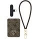 Кардхолдер с ремешком для смартфона Guess triangle MagSafe (GUBPWMWSP4GTW) - Brown. Фото 1 из 6