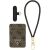 Кардхолдер с ремешком для смартфона Guess triangle MagSafe (GUBPWMWSP4GTW) - Brown