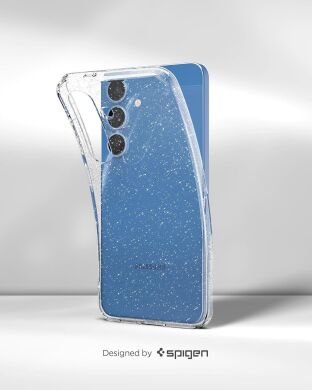 Защитный чехол Spigen (SGP) Liquid Crystal Glitter для Samsung Galaxy S25 (S931) ACS08997 - Crystal Quartz