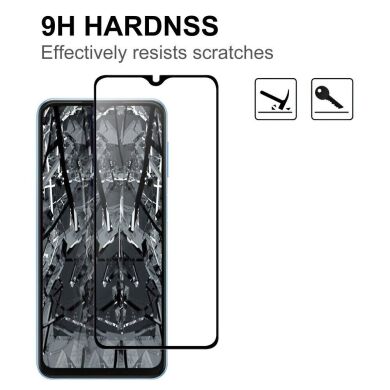 Защитное стекло Deexe Full Glue Coverage для Samsung Galaxy A25 (A256) - Black