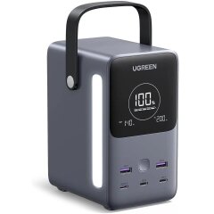 Зовнішній акумулятор UGREEN PB770 QC+PD 300W (48000mAh) - Grey