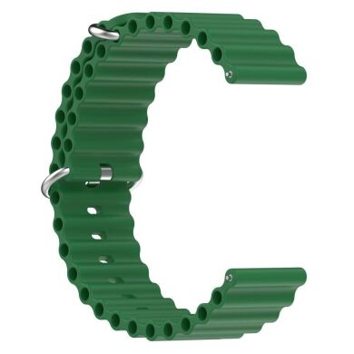 Ремешок Deexe Ocean Strap для часов с шириной крепления 20 мм - Green
