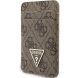 Кардхолдер с ремешком для смартфона Guess triangle MagSafe (GUBPWMWSP4GTW) - Brown. Фото 3 из 6