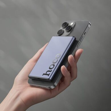 Внешний аккумулятор Hoco Q32 PD20W (5000mAh) - Metal Gray