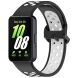 Ремешок Deexe Dot Color для Samsung Galaxy Fit 3 - Black / White. Фото 1 из 7