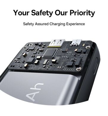 Зовнішній акумулятор Baseus Bipow 2 (20W) 10000mAh + кабель Type-C P10077101113-00 - Black