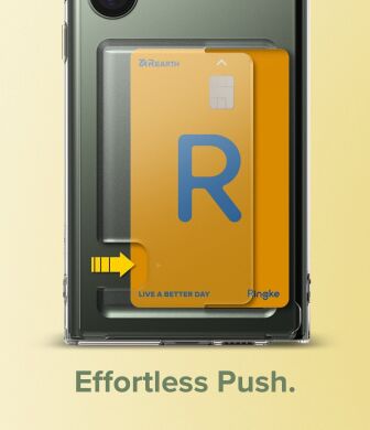 Захисний чохол Ringke Fusion Card для Samsung Galaxy S23 Ultra (S918) 8809919301480 - Clear