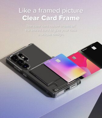 Защитный чехол Ringke Fusion Card для Samsung Galaxy S25 Ultra (S938) 8800274969056 - Clear