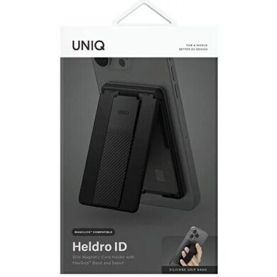 Кардхолдер UNIQ Heldro (UNIQ-HELIDCH-BLACK) - Midnight Black
