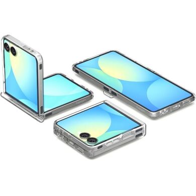 Защитный чехол Spigen (SGP) Ultra Hybrid Pro (MagFit) для Samsung Galaxy Flip 7 (ACS09559) - Clear / White