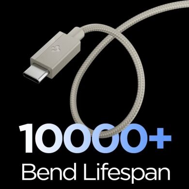 Кабель Spigen Essential EB6015CC Type-C to Type-C (60W, 1.5m) ACA10419 - Natural Titanium