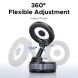Автомобильный держатель UGREEN LP970 Suction Cup Magnetic Phone Mount - Metal Gray. Фото 5 из 8