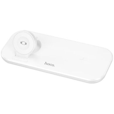 Беспроводное зарядное устройство Hoco CW65 3 in 1 (15W) - White