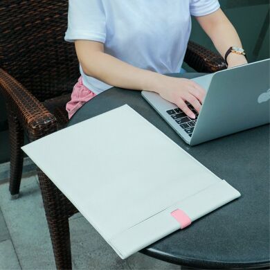 Чохол BASEUS Leather Laptop Bag для ноутбука діагоналлю до 16 дюймів - Gray