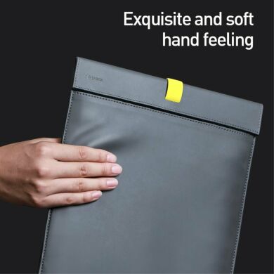 Чохол BASEUS Leather Laptop Bag для ноутбука діагоналлю до 16 дюймів - Gray
