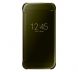 Чехол Clear View Cover для Samsung Galaxy S6 (G920) EF-ZG920 - Gold. Фото 2 из 9