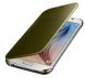 Чехол Clear View Cover для Samsung Galaxy S6 (G920) EF-ZG920 - Gold. Фото 1 из 9