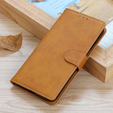 Чехол Deexe Classic Wallet для Samsung Galaxy M31 (M315) - Brown