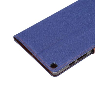 Чохол Deexe Jeans Style для Samsung Galaxy Tab A7 Lite (T220/T225) - Dark Blue