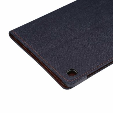 Чехол Deexe Jeans Style для Samsung Galaxy Tab S6 lite / S6 Lite (2022/2024) - Black
