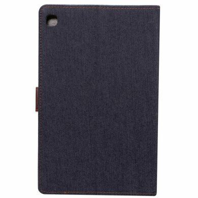 Чехол Deexe Jeans Style для Samsung Galaxy Tab S6 lite / S6 Lite (2022/2024) - Black