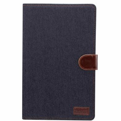 Чехол Deexe Jeans Style для Samsung Galaxy Tab S6 lite / S6 Lite (2022/2024) - Black