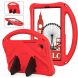 Чехол Deexe KickStand Cover для Samsung Galaxy Tab A9 / Tab A11 (Х130/135/X110/115) - Red. Фото 1 из 7
