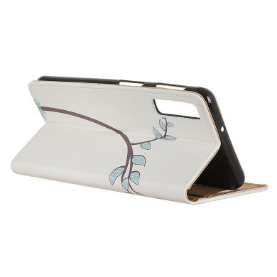 Чохол Deexe Life Style Wallet для Samsung Galaxy A7 2018 (A750), Little Owls on Branch