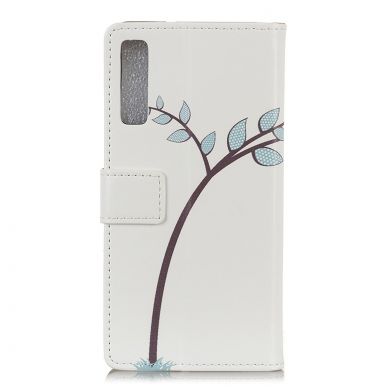Чохол Deexe Life Style Wallet для Samsung Galaxy A7 2018 (A750), Little Owls on Branch