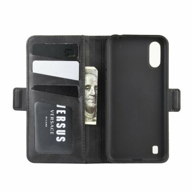 Чохол Deexe Pocket Wallet для Samsung Galaxy A01 (A015) - Black