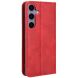 Чохол Deexe Retro Style для Samsung Galaxy S26 Plus (S947) - Red