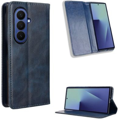 Чехол Deexe Retro Style (FF) для Samsung Galaxy Fold 8 Ultra - Blue