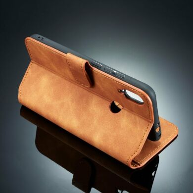 Чехол DG.MING Retro Style для Samsung Galaxy M20 (M205) - Brown