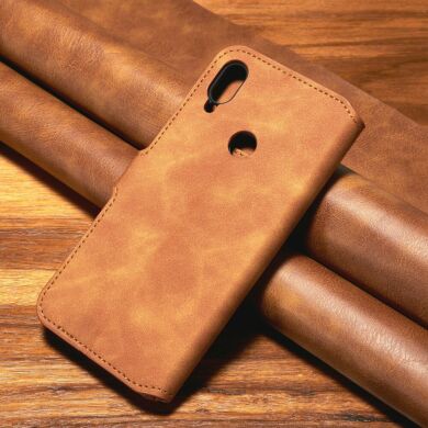 Чехол DG.MING Retro Style для Samsung Galaxy M20 (M205) - Brown