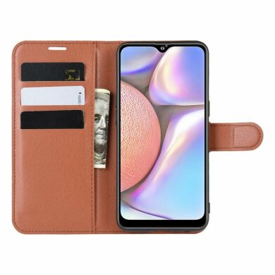 Чехол-книжка Deexe Book Type для Samsung Galaxy A10s (A107) - Brown