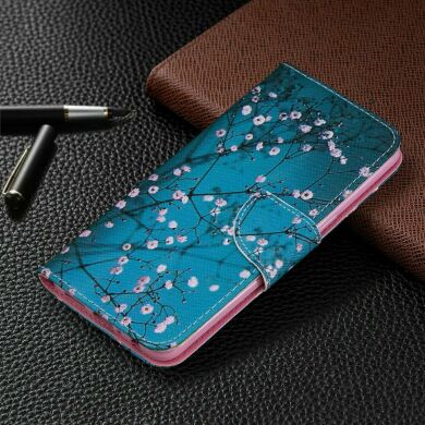 Чехол-книжка Deexe Color Wallet для Samsung Galaxy A10s (A107) - Flower Branches