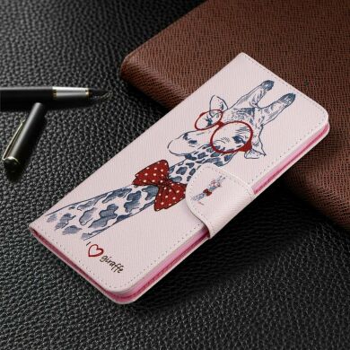 Чохол-книжка Deexe Color Wallet для Samsung Galaxy A21 (A215) - Giraffe