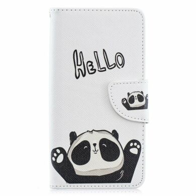 Чохол-книжка Deexe Color Wallet для Samsung Galaxy A40 (А405) - Adorable Panda